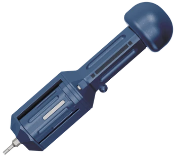 (Open Box) Returned Straight Line EDC Revolve 2.0 Bit Driver Blue Stonewash Titanium Body  RV2-BLSW