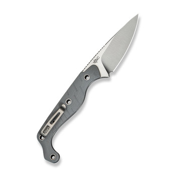 (Scratch) Open Box/Returned Civivi SOKN Fixed Blade Knife Gray G10 Handle Nitro-V Plain Edge Satin Finish C22027-2