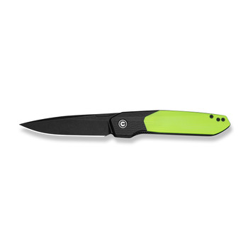 CIVIVI Brr15 Light Folding Knife Black/Neon Green G10 Handle Nitro-V Plain Edge Black Stonewash Finish C25063-2