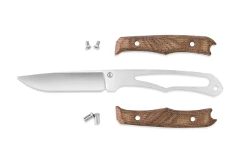 Chris Reeve Inyoni Fixed Blade Knife Natural Micarta Handle Drop Point Magnacut Blade