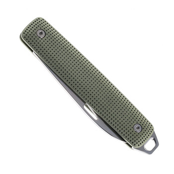 (Light Scartches) Open Box/Returned James Brand The Ellis Folding Knife Grove Aluminum Handle VG-10 Drop Point Plain Edge KN131266-00