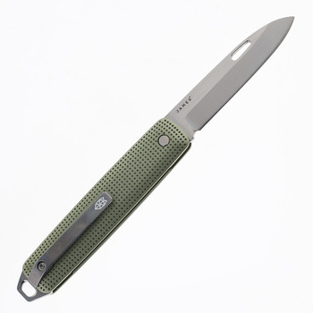 (Light Scartches) Open Box/Returned James Brand The Ellis Folding Knife Grove Aluminum Handle VG-10 Drop Point Plain Edge KN131266-00