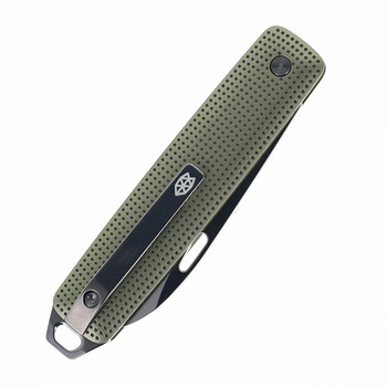 (Light Scartches) Open Box/Returned James Brand The Ellis Folding Knife Grove Aluminum Handle VG-10 Drop Point Plain Edge KN131266-00