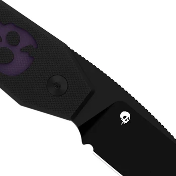 Kizer Tomb Folding Knife Black G10/GID Handle Nitro-V Drop Point Plain Edge V3692HW2