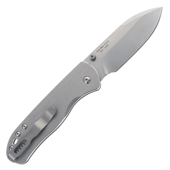 Exclusive Kizer Drop Bear 292 AirTi Textured Titanium Handle Top Liner Lock M390 Blade K3619.292BDE1