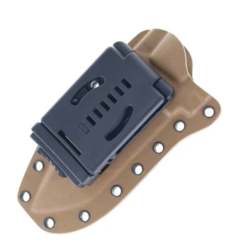 Halfbreed Blades MCK-02 Medium Clearance Fixed Blade Knife K340 Teflon Coated Blade Dark Earth G10 Handle MCK-02DE