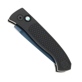 Pro-Tech WB1106-SB Brend Classic Auto Black Diamond Textured Aluminum Sapphire Blue PVD MagnaCut