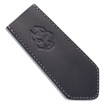 Jack Wolf Midnight FIXedc Fixed Blade Knife Black Linen Micarta Handle S90V Plain Edge Stonewash Finish