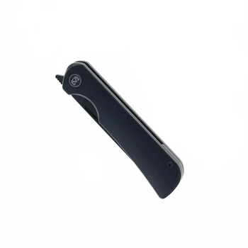 (Open Box) Returned Miguron Knives Vazot Folding Knife Black G10 Handle D2 PVD Blade MGR802LBK