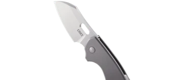 CRKT Pilar Frame Lock Knife Stainless Steel Handle Plain 8Cr13M0V Satin Sheepsfoot Blade 5311