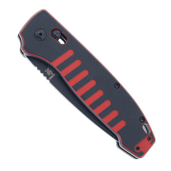 HK/Hogue Knives Ballista XL Automatic ABLE Lock Folding Knife Red/Black Chromacut G10 Handle CPM-S30V Black Drop Point Blade 54559