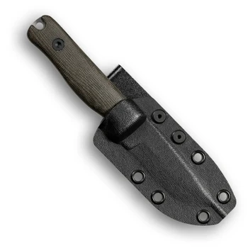 Reiff F3 EDC Fixed Blade Knife Green Micarta Handle MagnaCut Plain F3119GCMB LKA