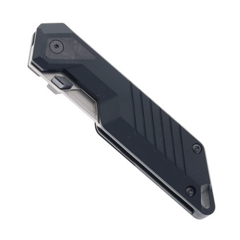 Ketuo Mutiny Folding Knife Black G10 Handle 14C28N Plain Edge Bead Blast Finish BK/P
