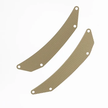 No Box - Maxace Blacklight 01 Folding Knife Black Titanium/Brass/Copper Handle M390 Plain Edge OM02-1-B