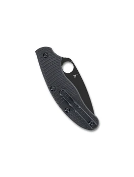 Spyderco UK Penknife Slip Joint Salt Folding Knife Black G10 Handle CPM MagnaCut Black Blade C94GMCBKP