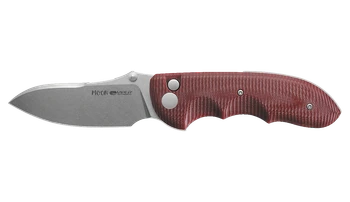 (Wrong Box) Open Box Viper Moon GR Folding Knife Red G10 Handle Magnacut Plain Edge Stonewash Finish V6010GR