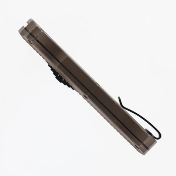 (Marks on blade) QSP QS111-A Mamba Knife Black Satin VG-10 Drop Point Carbon Fiber Handle