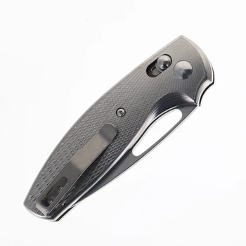 Three Rivers Manufacturing Bulldog Rev B Folding Knife River-Lok MagnaCut Titanium 3D Contoured Lizard Skin Handle