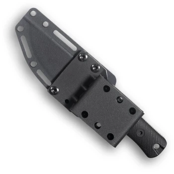 Reiff Knives Rut Fixed Blade MagnaCut Saber Stonewashed Blade Black Micarta Handle