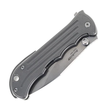 TwoSun TS458 Folding Knife Titanium Handle 3.86" S90V Drop Point Blade