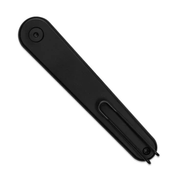 Miguron Gents Folding Knife Black Aluminum Handle 3" Black PVD 19C27 Drop Point MGR837BK