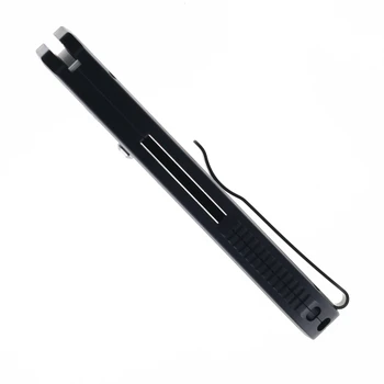 Pro-Tech PDW Invictus Automatic Knife Black Aluminum Handle 3.5" Stonewash MagnaCut Spear Point