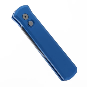 Pro-Tech Godson Automatic Knife Blue Aluminum Handle 3.15" Bead Blast 154CM Spear Point