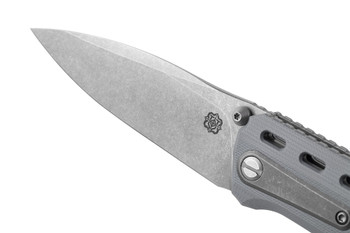 Poikilo Blade Thermic Tactical Ambient 2026A Folding Knife Arctic Grey G10 3.74" Stonewash M390 Drop Point
