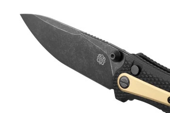 Poikilo Blade Thermic Tactical Ambient 2026C Folding Knife Black G10 3.84" Black Stonewash M390 Drop Point