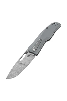 Poikilo Blade Thermic Tactical Ambient 2026E Folding Knife Arctic Grey G10 3.74" Stonewash M390 Drop Point