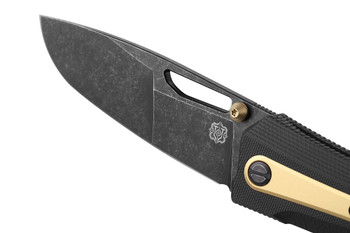 Poikilo Blade Thermic Tactical Ambient 2026E Folding Knife Black G10 3.74" Black Stonewash M390 Drop Point