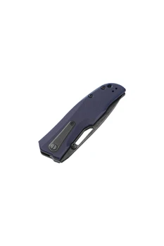 Poikilo Blade Thermic Tactical Ambient 2026E Folding Knife Navy Blue G10 3.74" Black Stonewash M390 Drop Point
