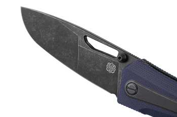 Poikilo Blade Thermic Tactical Ambient 2026E Folding Knife Navy Blue G10 3.74" Black Stonewash M390 Drop Point