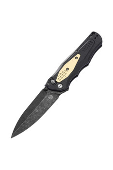 Poikilo Blade Thermic Tactical Plasma 2026A Folding Knife Black G10 3.89" Black Stonewash M390 Spear Point