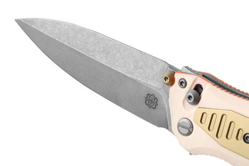 Poikilo Blade Thermic Tactical Plasma 2026A Folding Knife Ivory G10 3.89" Stonewash M390 Spear Point