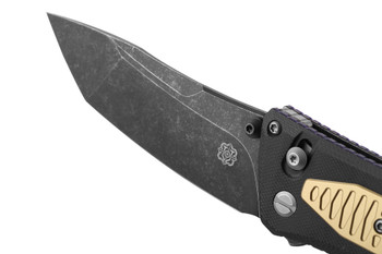 Poikilo Blade Thermic Tactical Plasma 2026B Folding Knife Black G10 3.68" Black Stonewash M390 Tanto