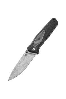 Poikilo Blade Thermic Tactical Plasma 2026C Folding Knife Carbon Fiber/G10 3.91" Stonewash M390 Drop Point