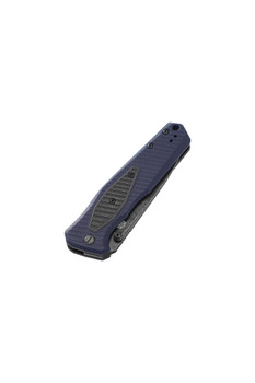 Poikilo Blade Thermic Tactical Plasma 2026C Folding Knife Navy Blue G10 3.91" Black Stonewash M390 Drop Point