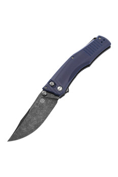 Poikilo Blade Thermic Tactical Subzero 2026C Folding Knife Navy Blue G10 3.81" Black Stonewash M390 Clip Point
