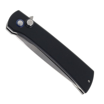 SixLeaf Folding Knife Black G10 Handle 9Cr13MoV Plain Edge SL-46-Black