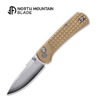 North Mountain Blade Ultra Mini Folding Knife Bronze G10 Handle SLD-MAGIC Drop Point Plain Edge 2628-BR-G