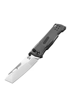 Poikilo Blade TASK-Denzoku S1 Folding Knife Titanium Handle 3.7" Pearlescent Stonewash M398 Modified Tanto Blade