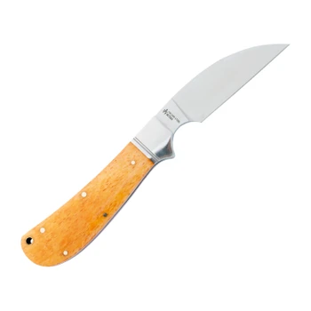 RoseCraft Clinch River Swayback Slip Joint Folding Knife Bourbon Bone Handle 3.1" Satin 14C28N Wharncliffe RCT005-2026