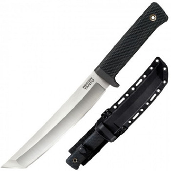Cold Steel San Mai Recon Tanto Fixed Blade Knife Black Kray-Ex Handle 35AM Cold Steel San Mai Recon Tanto Fixed Blade Knife Black Kray-Ex Handle 35AM