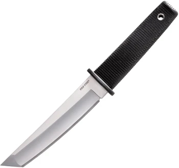 Cold Steel Kobun Boot Knife Fixed Plain Edge Tanto Blade Black Kraton Handle 17T