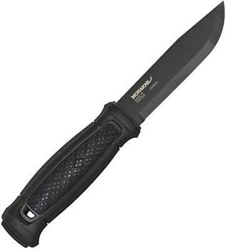 Mora Knives Garberg Black Carbon Plain Edge Fixed Blade Knife Multi Mount 13147