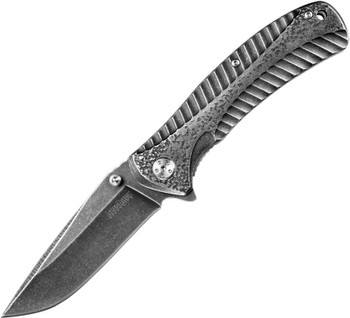 Kershaw Starter Blackwash Assisted Opening Blade Pocket Knife 1301BW Kershaw Starter Blackwash Assisted Opening Blade Pocket Knife 1301BW