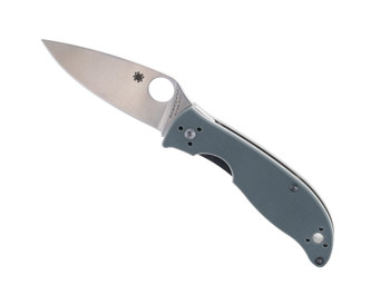 Spyderco Polestar Folding Knife Gray G10 Handle BD1N Steel Plain Edge C220GPGY Spyderco Polestar Folding Knife Gray G10 Handle BD1N Steel Plain Edge C220GPGY