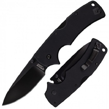 Cold Steel American Lawman Knife Black Handle Black S35VN Plain Edge 58B