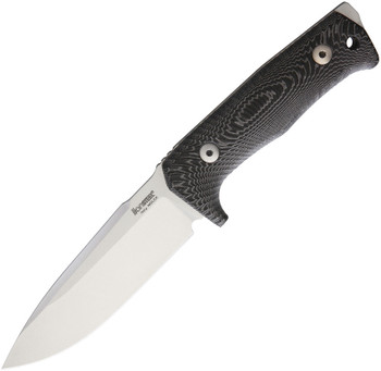 Lion Steel T5 Fixed Blade Knife Black Micarta Handle Niolox Plain Edge T5MI
